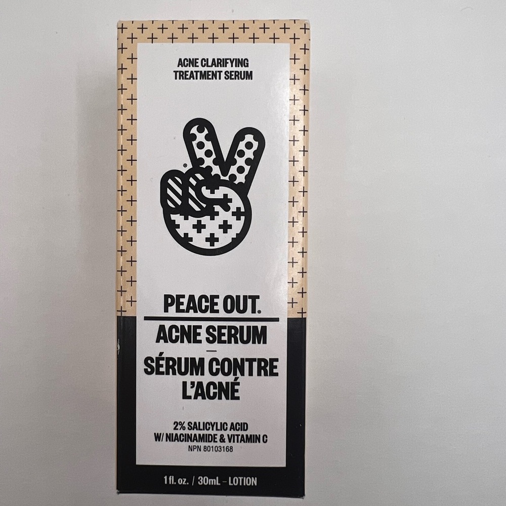 Peace Out Acne Serum 2% Salicylic Acid w/ Niacinamide & Vitamin C